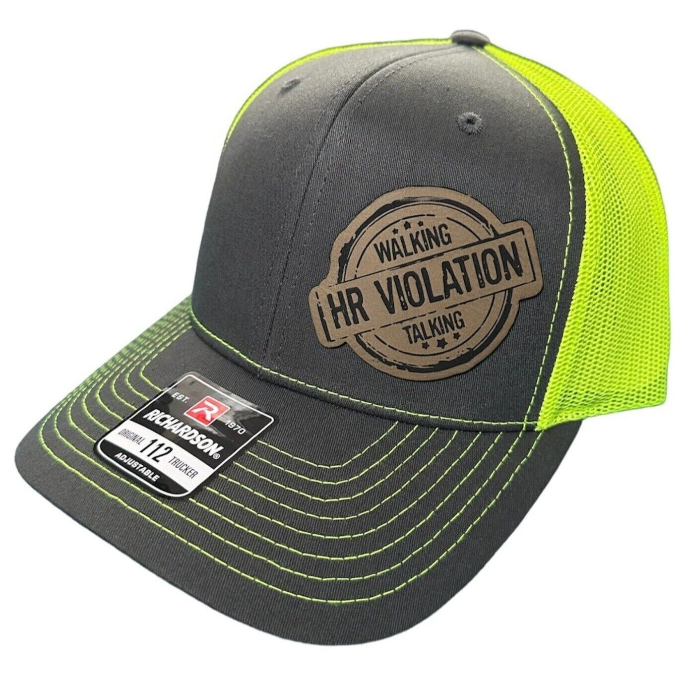 Walking Talking HR Violation Leather Patch Snapback Hat