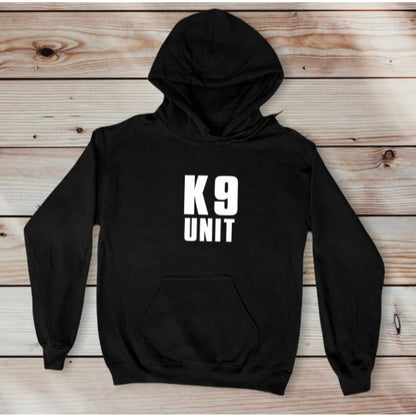 K-9 Unit unisex 100% Cotton Custom Hoodie Sweater S,M,L,XL,XXL