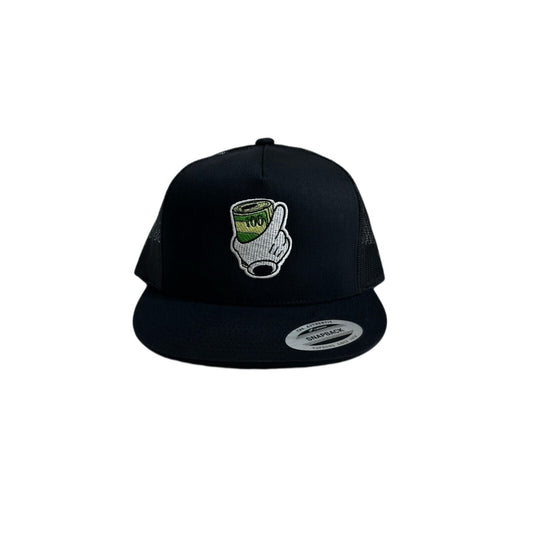 Money Roll 100s Hat Custom Unisex (Embroidered) Bordada - Black