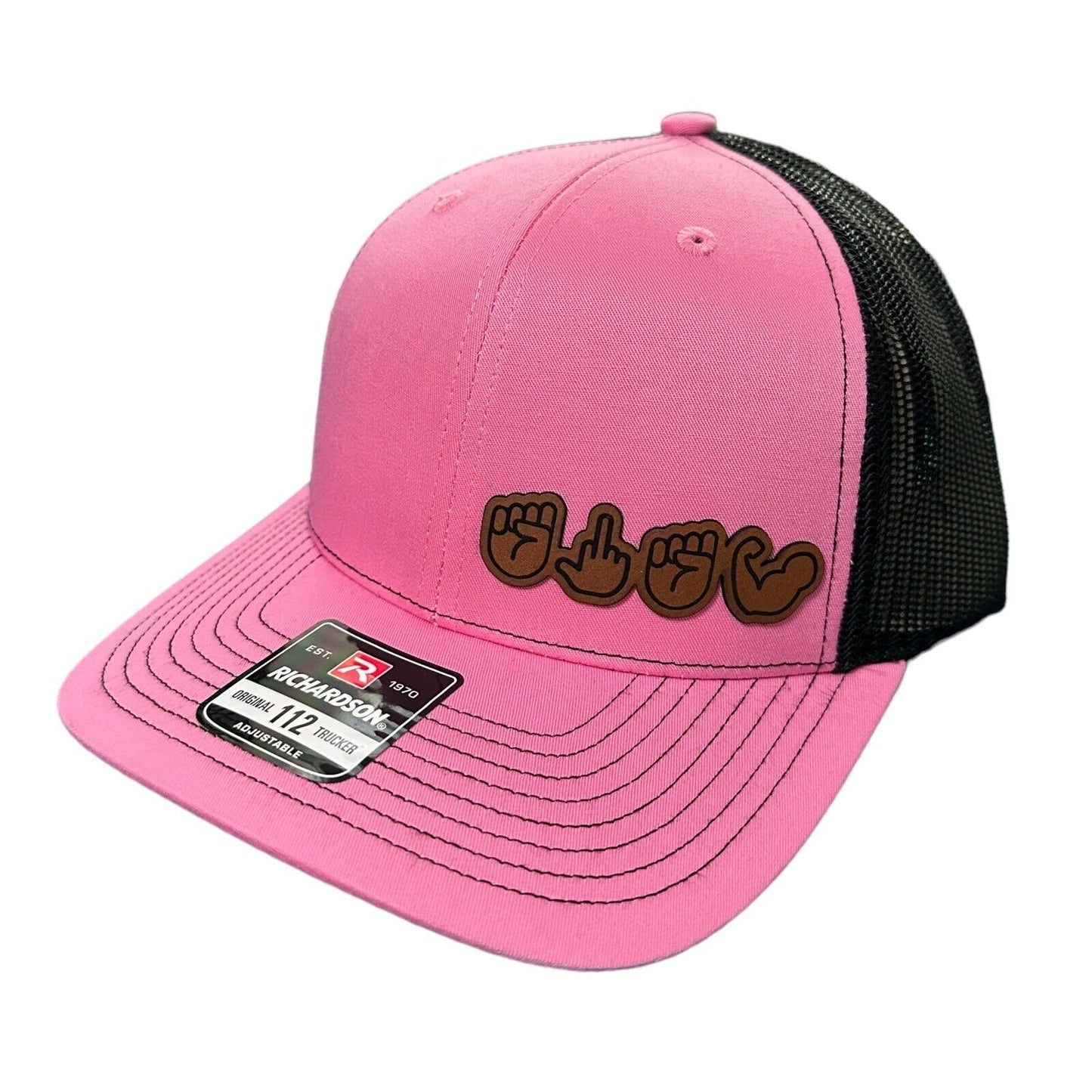 Ni Que Fuera Modenita De Oro Leather Patch Snapback Hat - Many Colors