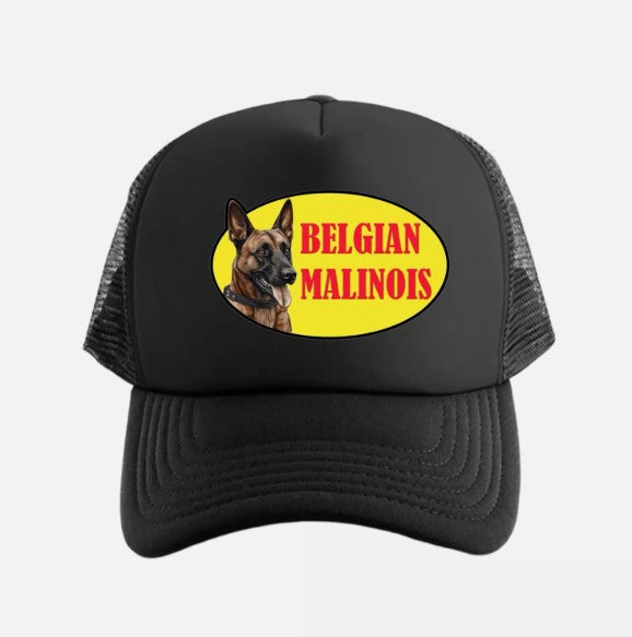 Belgian Malinois K9 (Trucker / Snapback) Hat Unisex - Black