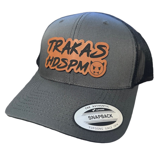 Trakas HDSPM Leather Patch Trucker Snapback Baseball Cap