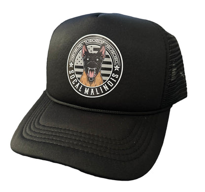 Socal Malinois (Trucker / Snapback) Hat Unisex - Black