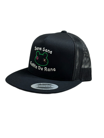 Sana Sana Colita De Rana (Embroidered) Snapback -&nbsp; Black